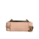 Dolce & Gabbana Nude Leather Logo Plaque Crossbody Bag BAG4173