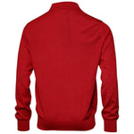 Dolce & Gabbana Red Cashmere Collared Pullover Sweater TSH87715-54