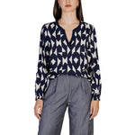 Street One Blue Viscose Blouse ST-15418700010-34 | XXS