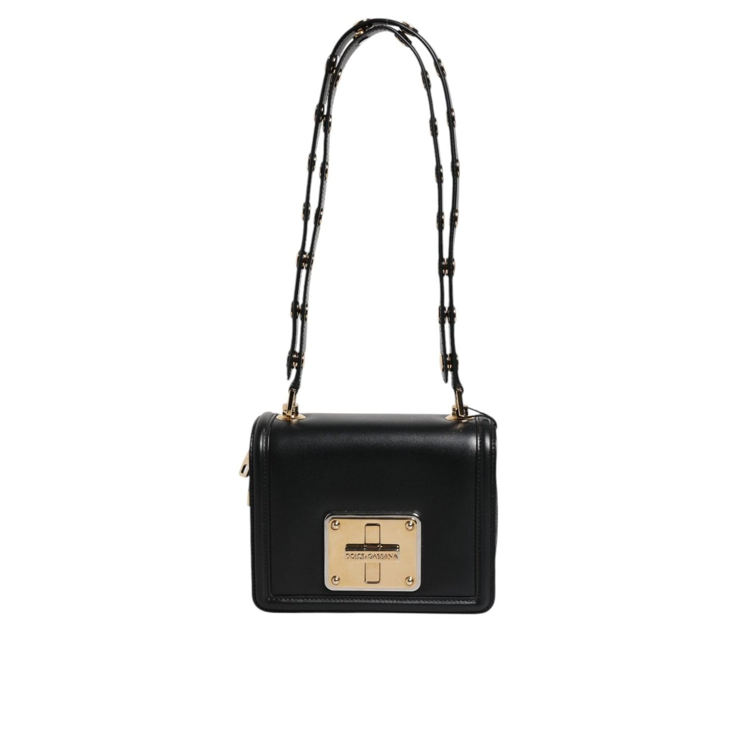 Dolce & Gabbana Black Joy Therapy Lola Studded Leather Crossbody Bag