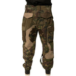 Dolce & Gabbana Multicolor Patchwork Flight Cargo Pants PAN75680-50