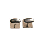 Dolce & Gabbana Silver Plated Brass Pin Crystal Cufflinks SMY10581