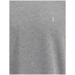 Saint Laurent Grey Cotton Oversized T-shirt SA781566Y37HC1482BB-M-FBB-366