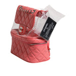 Chanel Pink Vinyl Leather Backpack Purse Bag CHA56