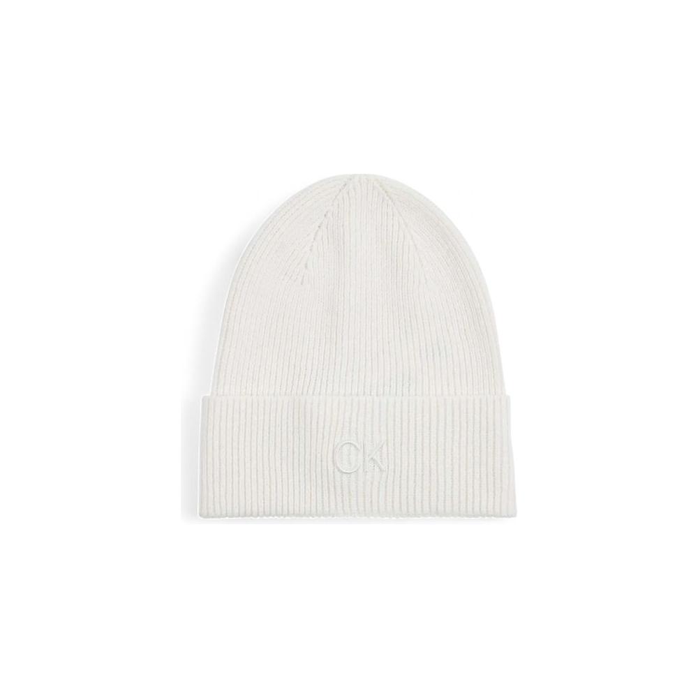 Calvin Klein White Organic Cotton Hat