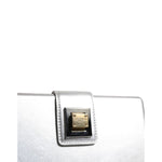 Dolce & Gabbana Metallic Silver DG BOX Leather Shoulder Strap Bag BAG1623