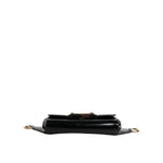 Dolce & Gabbana Black Calfskin Leather DG Logo Shoulder Bag