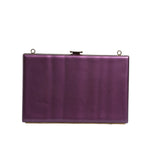 Dolce & Gabbana Purple Leather Clutch Evening Crossbody Bag BAG4016
