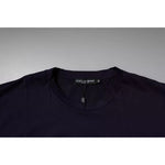 Dolce & Gabbana Navy Blue DG Logo Cotton Crew Neck T-shirt TSH90052-44