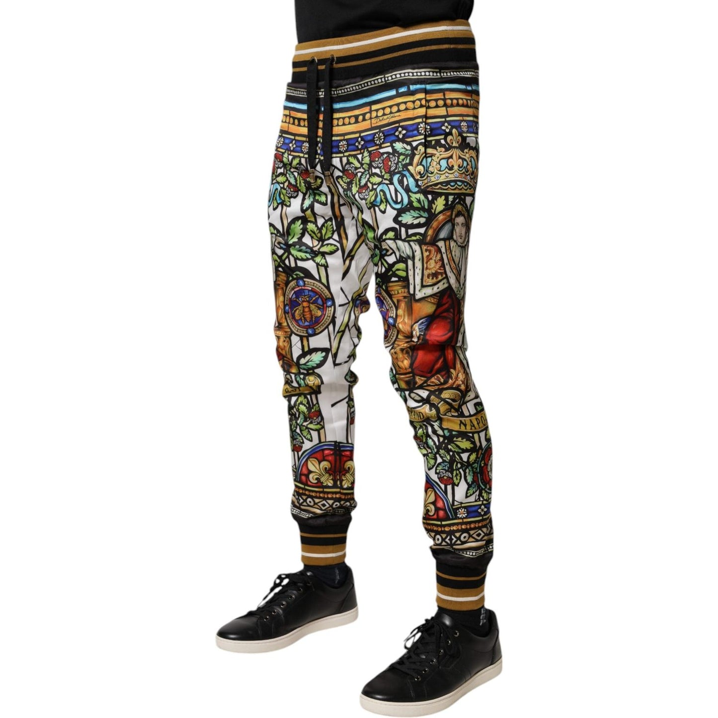 Dolce & Gabbana Multicolor NAPOLEON Jogger Sweatpants Pants PAN76039-44