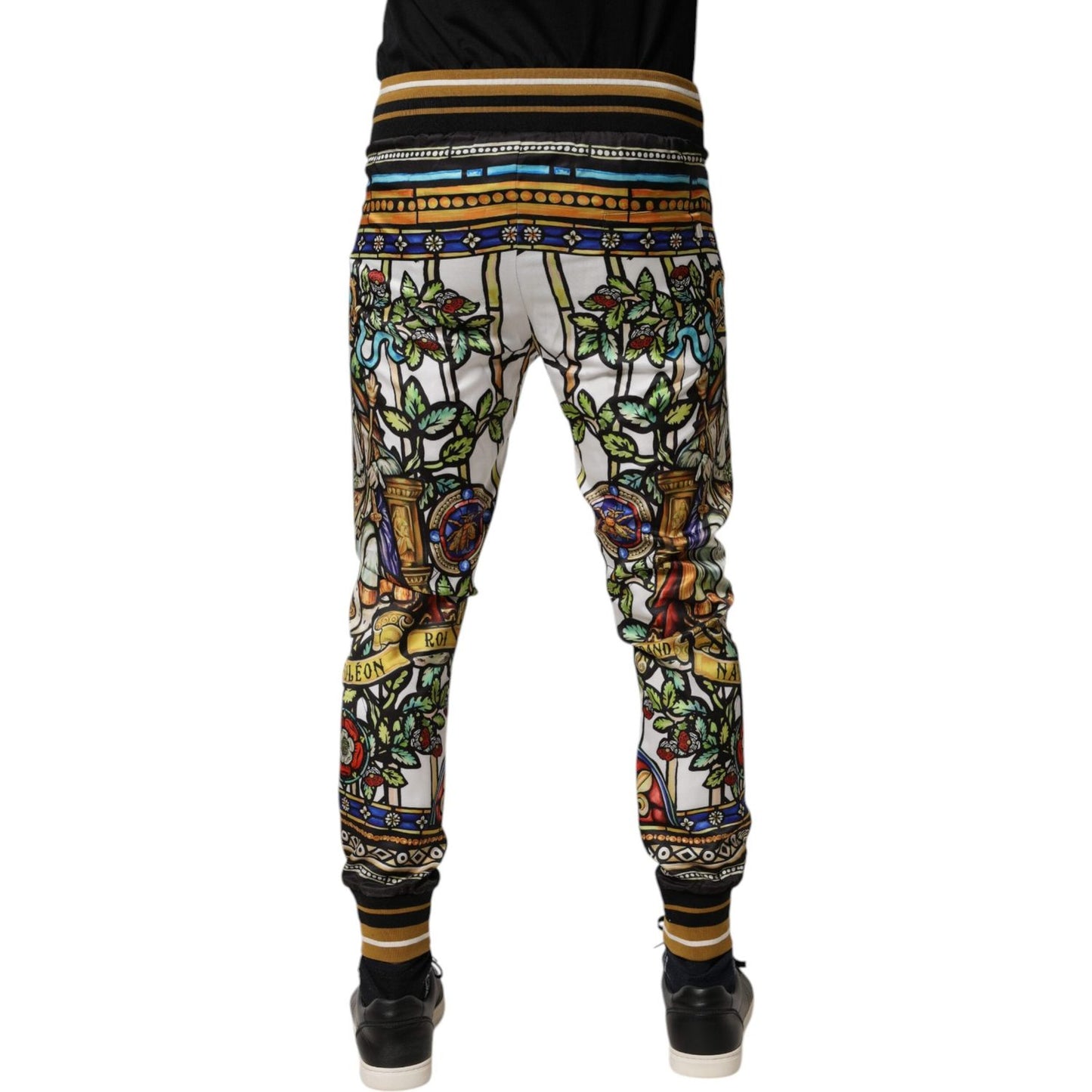Dolce & Gabbana Multicolor NAPOLEON Jogger Sweatpants Pants PAN76039-44
