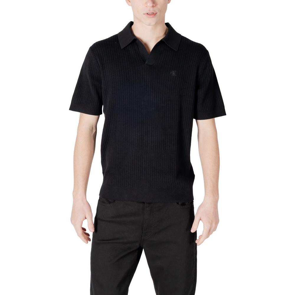 Calvin Klein Jeans Black Cotton T-Shirt