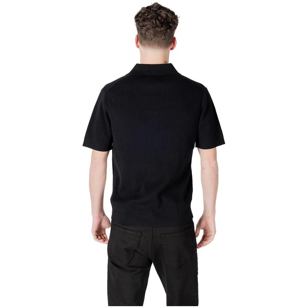 Calvin Klein Jeans Black Cotton T-Shirt