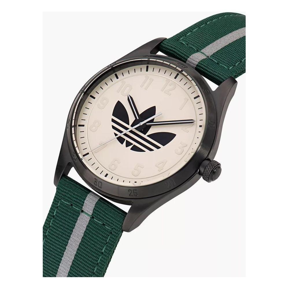 Adidas Green Fabric Sport Watch