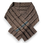 Dolce & Gabbana Brown Fantasy Silk Neck Wrap Shawl Scarf MS7305