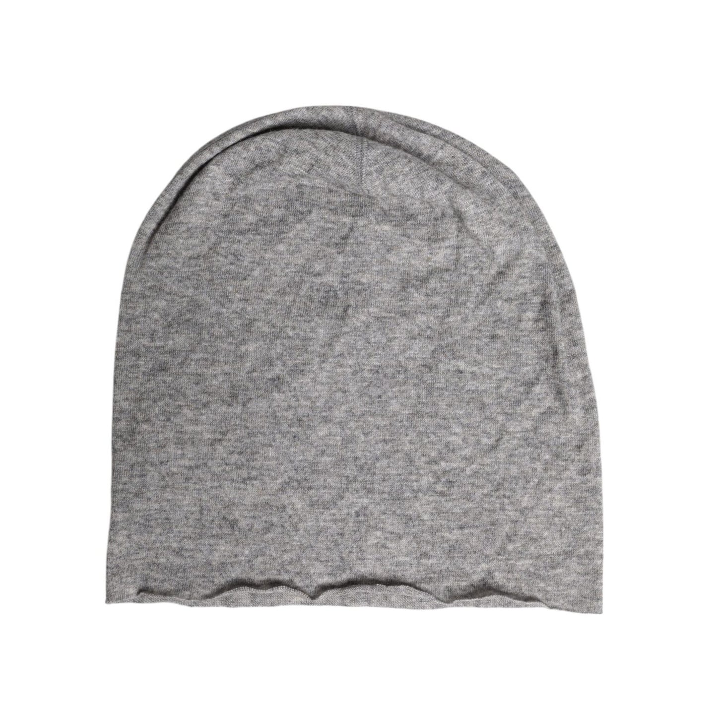 Dolce & Gabbana Gray Viscose Blend Knitted Beanie Cap
