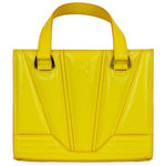Ferrari Yellow Leather Handbag FE-14948