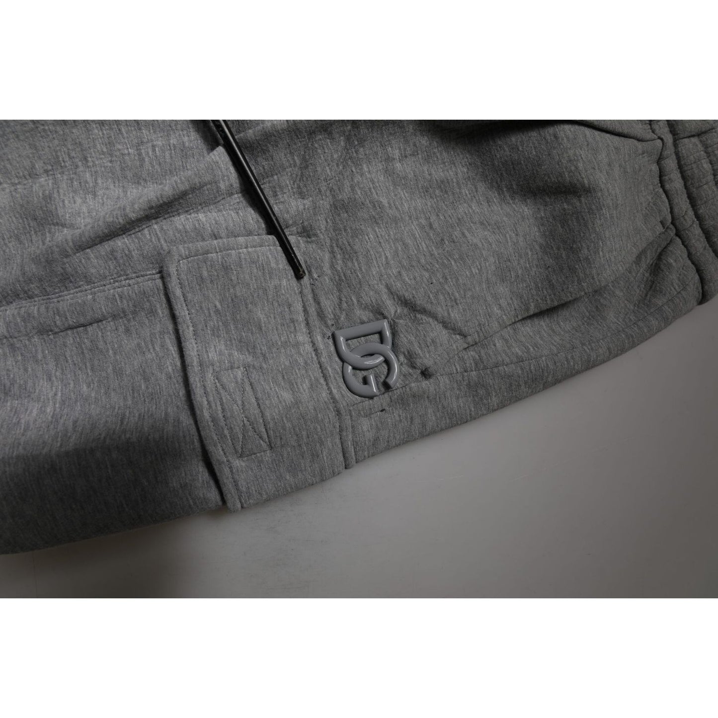 Dolce & Gabbana Gray Cotton Cargo Bermuda Sweatshorts Shorts PAN76050-48