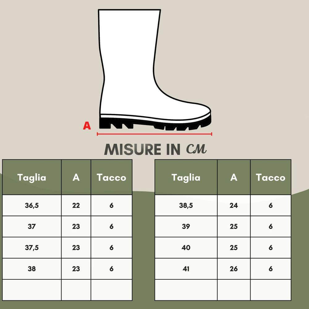 Size chart for Alexander McQueen gray leather boots, showing measurements in centimeters for different sizes.