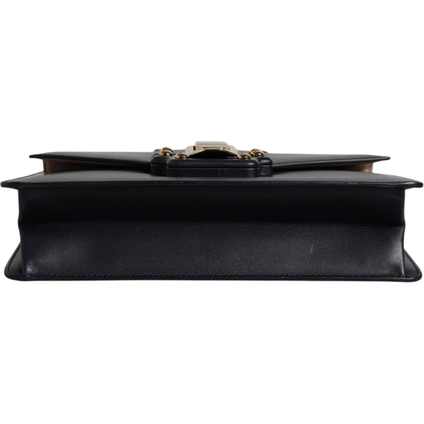 Dolce & Gabbana Black Calfskin Leather Shoulder Strap Bag BAG4307