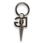 Dolce & Gabbana Silver Brass DG Logo Metal Ring Holder Keychain Keyring SMY10647