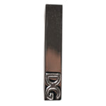 Dolce & Gabbana Silver Tone Brass Logo Branded Tie Clip Bar SMY10635