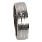 Dolce & Gabbana Silver Tone Brass Clear Crystal DG Logo Ring SMY10638-58