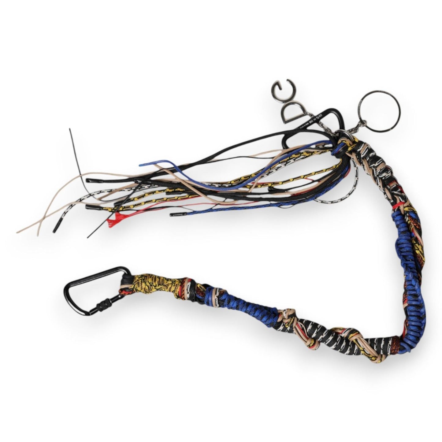 Dolce & Gabbana Multicolor Braided Rope Logo Bag Shoulder Strap SMY101062