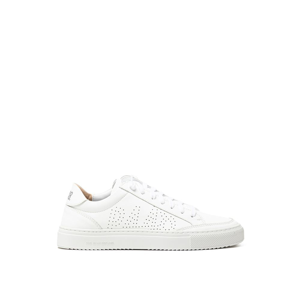 P448 White Leather Sneaker P-8007666-EU37/US7