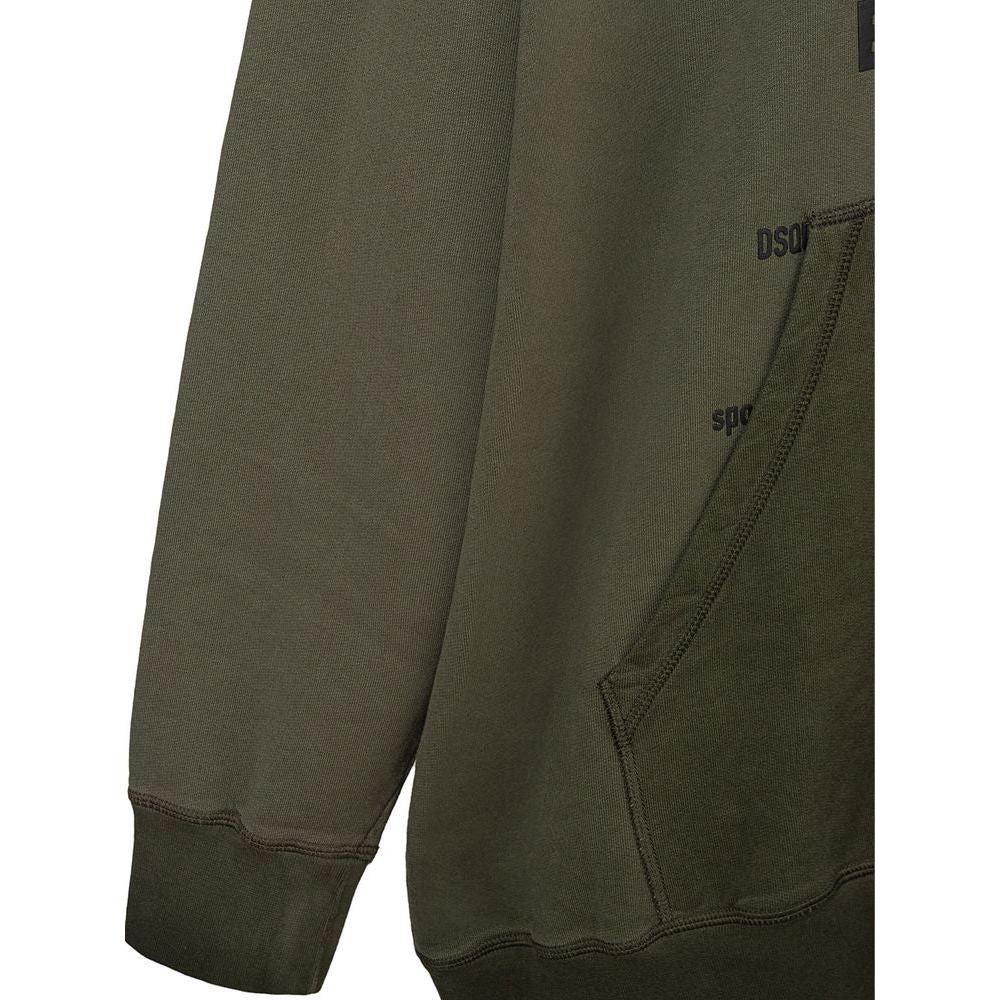 Dsquared² Green Cotton Hoody