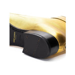 Saint Laurent Gold Leather Boot SA-4788659-EU35/US5