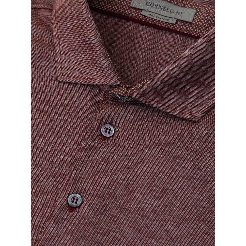Corneliani Purple Cotton Polo Shirt CO-7728663-IT50 | L