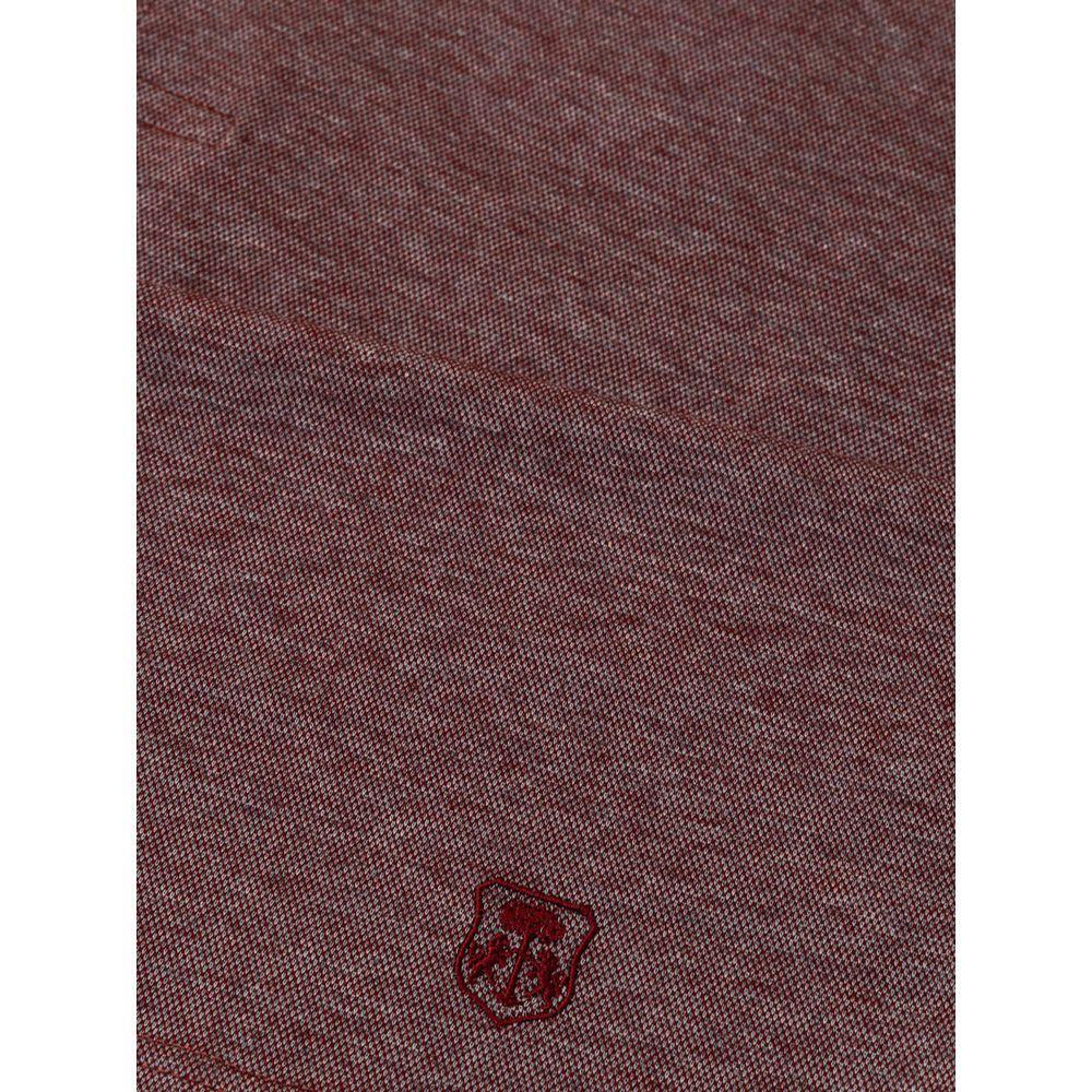 Corneliani Purple Cotton Polo Shirt CO-7728663-IT50 | L