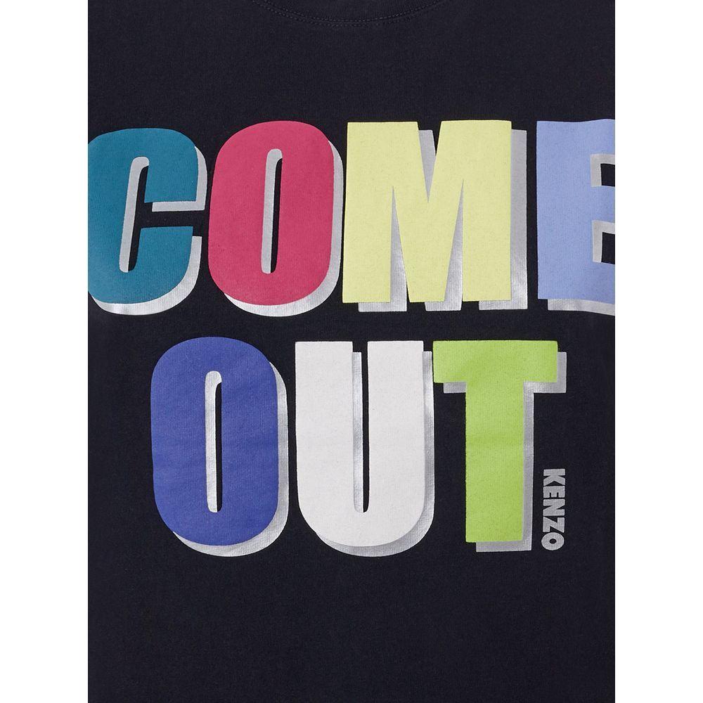 Kenzo Elegant Cotton Tee in Timeless Black KE-1359676-XS