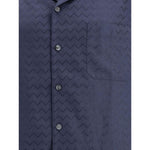 Missoni Bowling Shirt with shiny ZigZag pattern MI-US25SJ05BW00VA93924-IT44 | XS