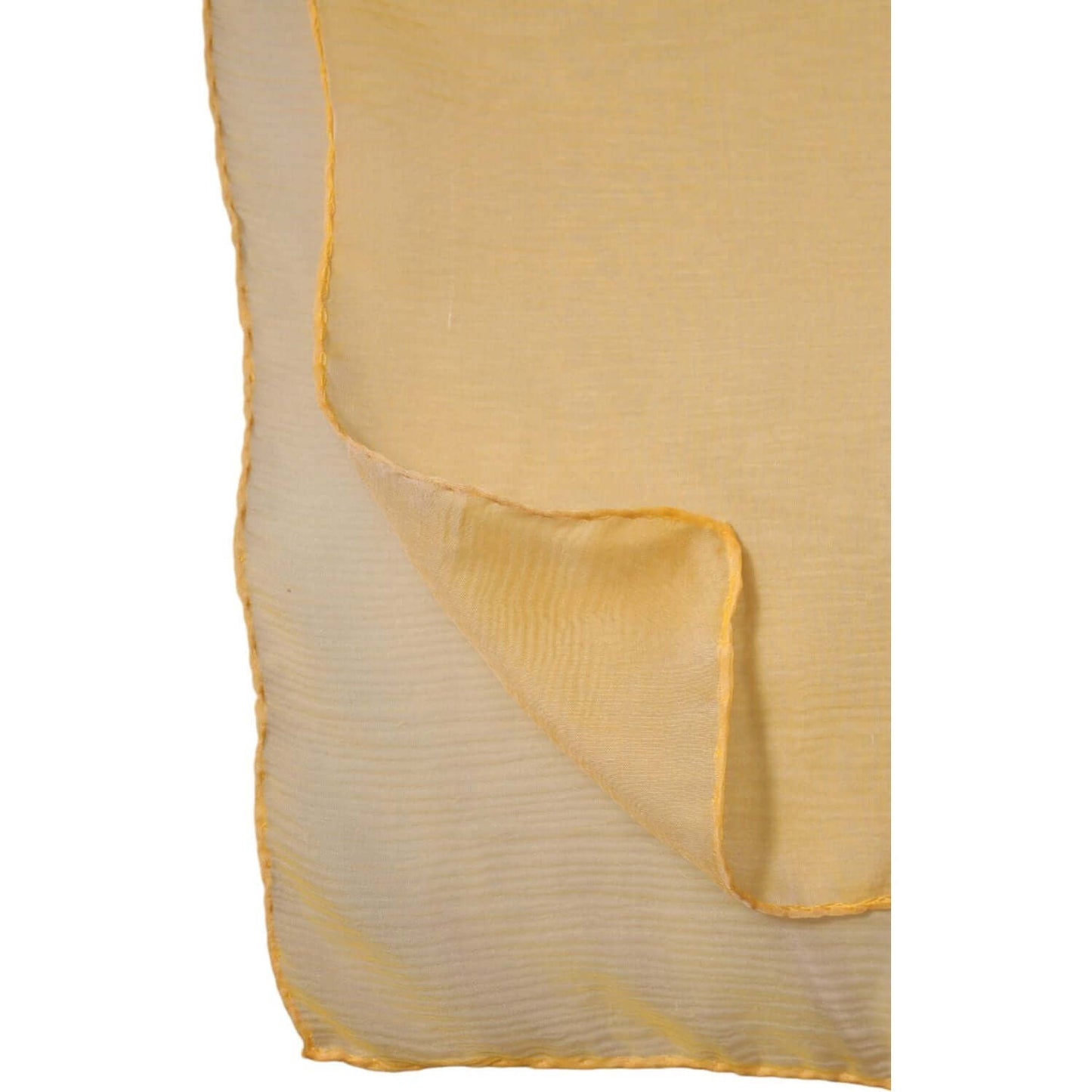 Dolce & Gabbana yellow silk rectangle wrap shawl scarf, 135cm x 200cm, luxurious Italian design with logo details.
