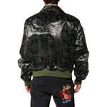 Dolce & Gabbana Green DG Logo Print Bomber Full Zip Jacket JKT4122-50