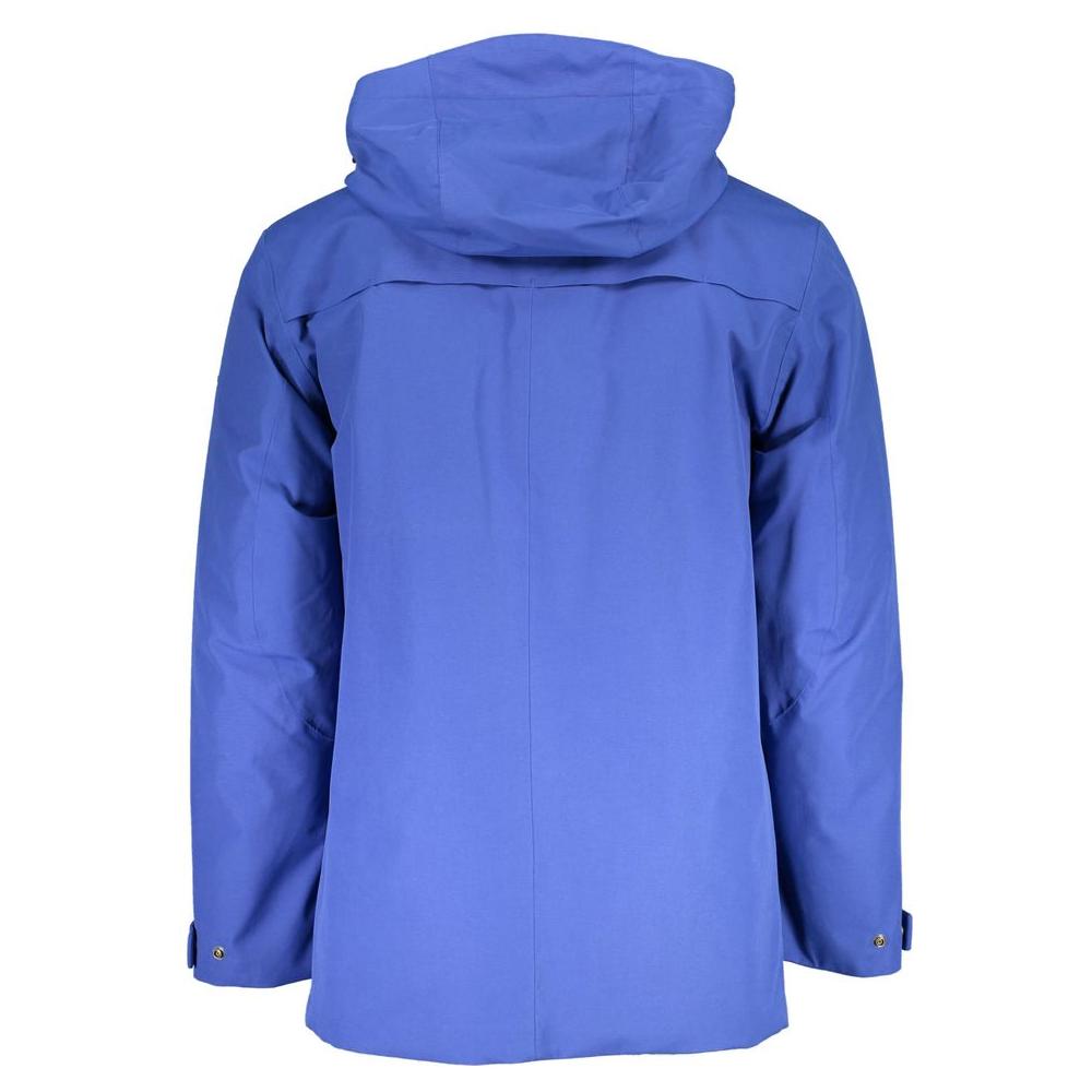 Gant Blue Cotton Men Jacket