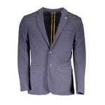 Gant Blue Cotton Men Jacket GA-5688-S-FBB-370