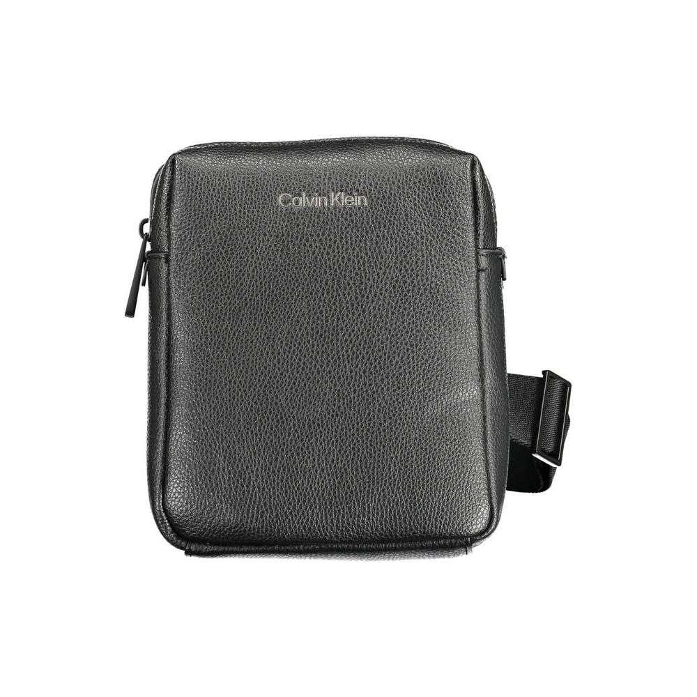 Calvin Klein Black Polyester Men Shoulder Bag