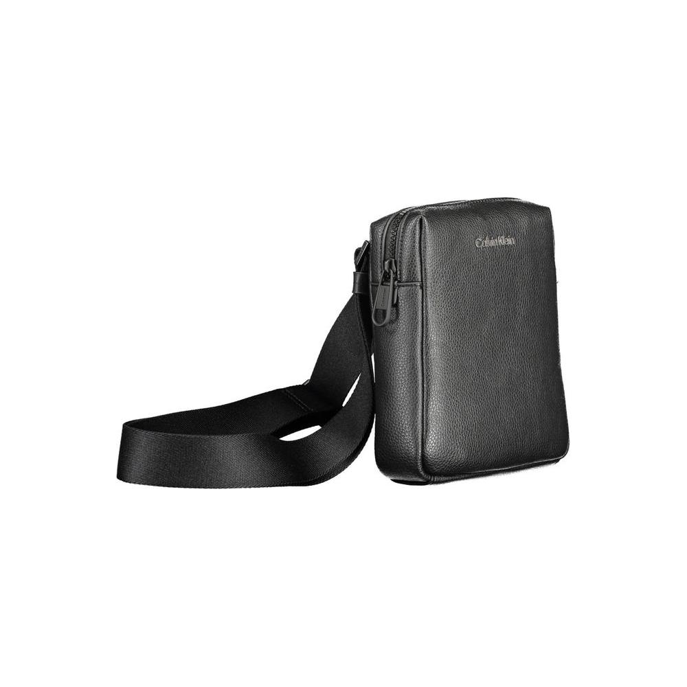 Calvin Klein Black Polyester Men Shoulder Bag