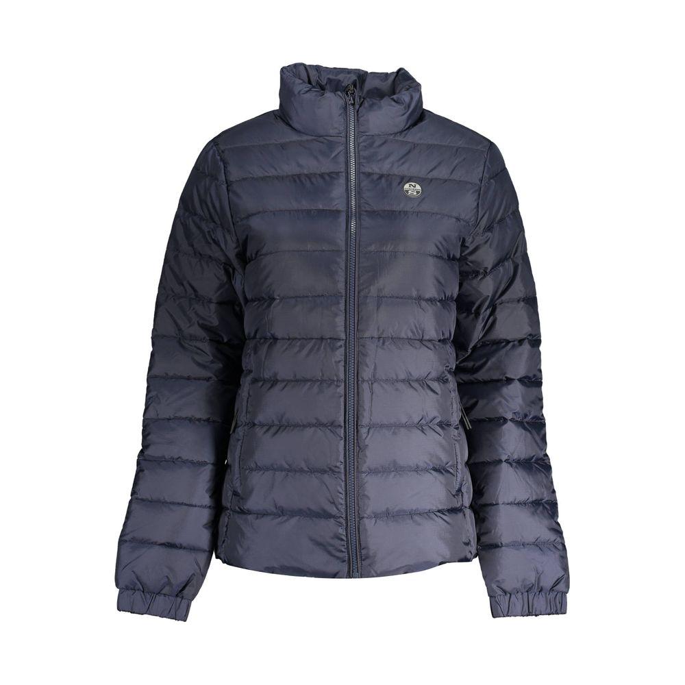 North Sails Blue Polyester Women Jacket