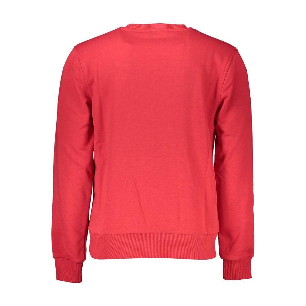 Cavalli Class Red Cotton Men Sweater
