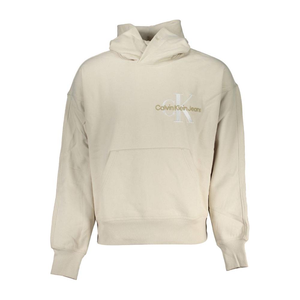Calvin Klein Beige Cotton Men Sweater