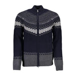 Gant Elegant Long Sleeve Zip Cardigan in Blue GA-24117-S
