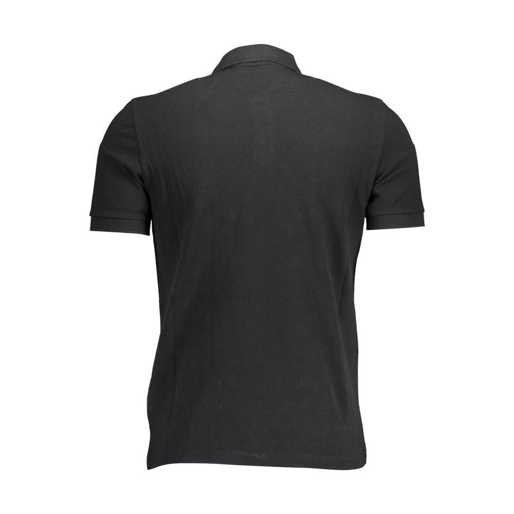 Napapijri Black Cotton Men Polo Shirt