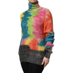 Dolce & Gabbana Multicolor Mohair Turtleneck Pullover Sweater THS90393-40