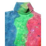 Dolce & Gabbana Multicolor Mohair Turtleneck Pullover Sweater THS90394-40