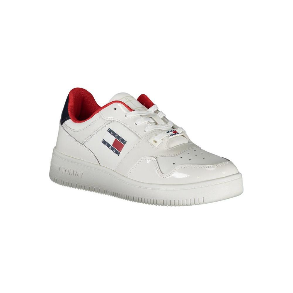 Tommy Hilfiger White Leather Women Sneaker TO-26233-EU36/US6