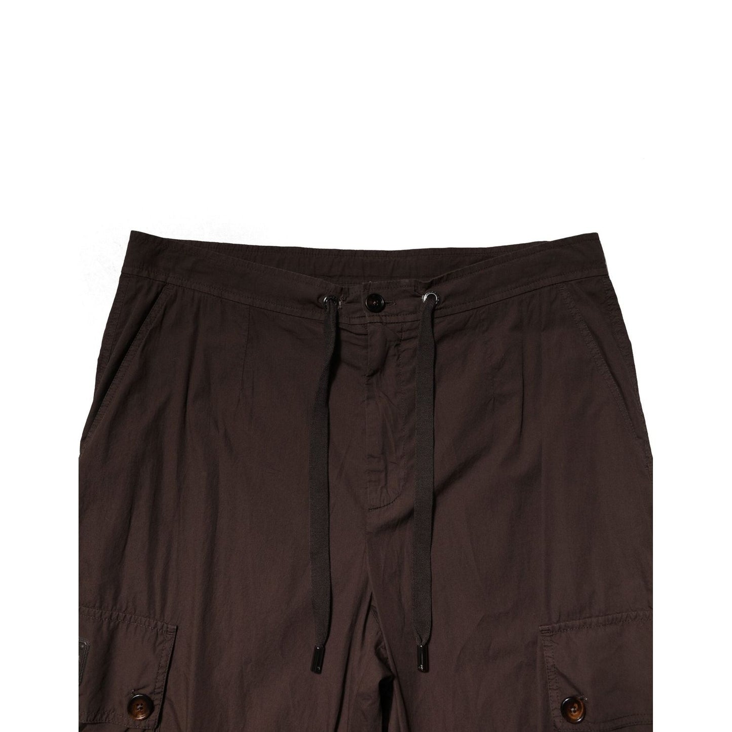 Dolce & Gabbana Brown Cotton Cargo Jogger Men Pants PAN76463-50